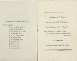 1931-32 Fixture Card