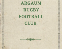 1932-33 Fixture Card