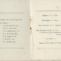 1932-33 Fixture Card 1932-33 Fixture Card