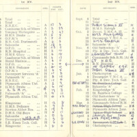 1948-49 Fixture Card 1948-49 Fixture Card
