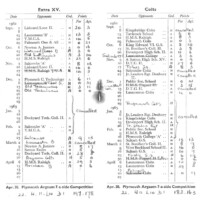 1962-63 Fixture Card
