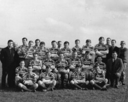 1st XV 1966-67: M.Oliver, T.Hitchins, J.Stocker, F.Lavers, G.Bryan, B.Rees, C.Lavis, P.Bond, F.Craig, C.Sutton, C.Tucker, J.Curtis, F.Rogers, C.Pascoe, D.Martin; C.Charlesworth, J.Scantlebury, S.Morrow, W.Ryan (capt), G.Johnson, J.Ellis, P.Green, J.Sieley; A.Blonden, A.Kirby, P.Burgom, J.Perring. 1st XV 1966-67