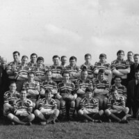 1st XV 1966-67: M.Oliver, T.Hitchins, J.Stocker, F.Lavers, G.Bryan, B.Rees, C.Lavis, P.Bond, F.Craig, C.Sutton, C.Tucker, J.Curtis, F.Rogers, C.Pascoe, D.Martin; C.Charlesworth, J.Scantlebury, S.Morrow, W.Ryan (capt), G.Johnson, J.Ellis, P.Green, J.Sieley; A.Blonden, A.Kirby, P.Burgom, J.Perring. 1st XV 1966-67