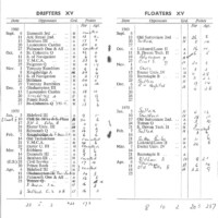 1969-70 Fixture Card 1969-70 Fixture Card