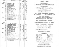1970-71 Fixture Card