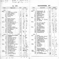 1973-74 Fixture Card 1973-74 Fixture Card