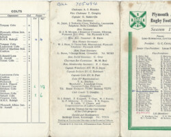 1975-76 Fixture Card