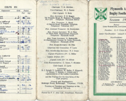 1976-77 Fixture Card