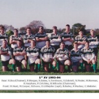 1st XV 1993-94 1st XV 1993-94