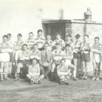 Extra A XV 1960-61: TK.Hitchins, K.Warwick, J.Warren, R.Leathlean, J.Bolland, D.Leverton, D.Blake, P.Kiddell, M.Stephens, R.Fitsell, D.Lightman, F.Garvey, A.Pearse; A.Hillman, J.Harrison, M.Dodson, J.Bresher, I.Martin; J.Baker, R.Booth. Extra A XV 1960-61