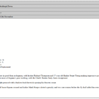 2005-06 Match Report 2005-06 Match Report