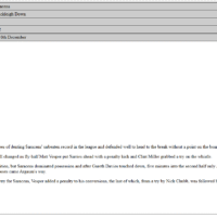 2005-06 Match Report 2005-06 Match Report