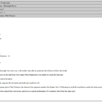 2005-06 Match Report
