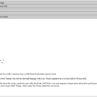 2005-06 Match Report 2005-06 Match Report