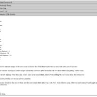 2005-06 Match Report 2005-06 Match Report