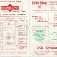 Peter Bond Benefit Match April 1969