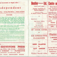 Peter Bond Benefit Match April 1969