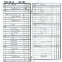 2000-01 Fixture Card