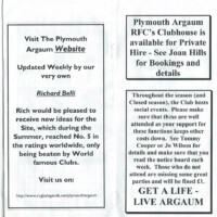 2000-01 Fixture Card