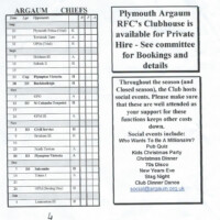 2002-03 Fixture Card