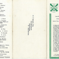 1978-79 Fixture Card 1978-79 Fixture Card