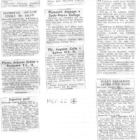 1961-62 Scrapbook 1961-62 Scrapbook