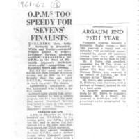 1961-62 Scrapbook 1961-62 Scrapbook