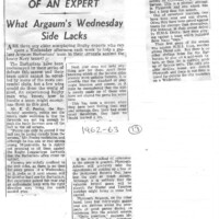 Scrapbook 1962-63