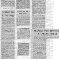 Argaum Scrapbook 1970-71 Argaum Scrapbook 1970-71