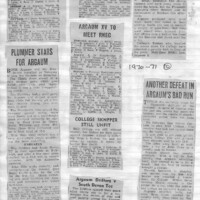 Argaum Scrapbook 1970-71