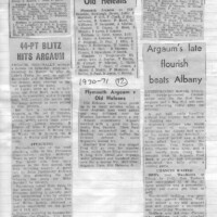 Argaum Scrapbook 1970-71 Argaum Scrapbook 1970-71