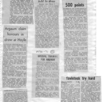 Argaum Scrapbook 1970-71 Argaum Scrapbook 1970-71