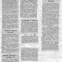 Argaum Scrapbook 1970-71 Argaum Scrapbook 1970-71