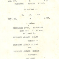 Match Programme - Boxing Day 1960