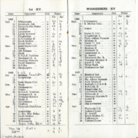 1968-69 Fixture Card