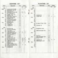 1968-69 Fixture Card