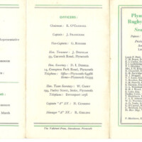 Fixture Card 1957-58 Fixture Card 1957-58