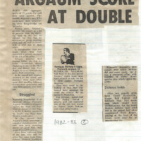 1982-83 Scrapbook 1982-83 Scrapbook