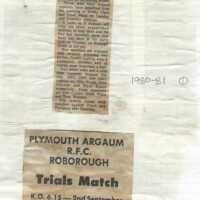 1980-81 Scrapbook