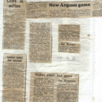 1980-81 Scrapbook 1980-81 Scrapbook