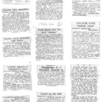 1963-64 Scrapbook 1963-64 Scrapbook