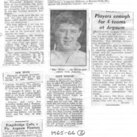 Scrapbook 1965-66 Scrapbook 1965-66