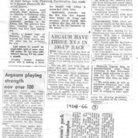 Scrapbook 1965-66 Scrapbook 1965-66