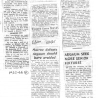 Scrapbook 1965-66 Scrapbook 1965-66