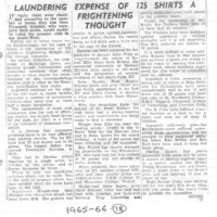 Scrapbook 1965-66 Scrapbook 1965-66