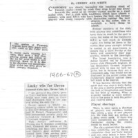 1966-67 Scrapbook 1966-67 Scrapbook