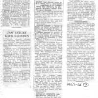 Scrapbook 1967-68 Scrapbook 1967-68