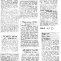 1968-69 Scrapbook