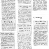 1968-69 Scrapbook 1968-69 Scrapbook