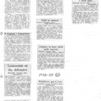 1968-69 Scrapbook 1968-69 Scrapbook